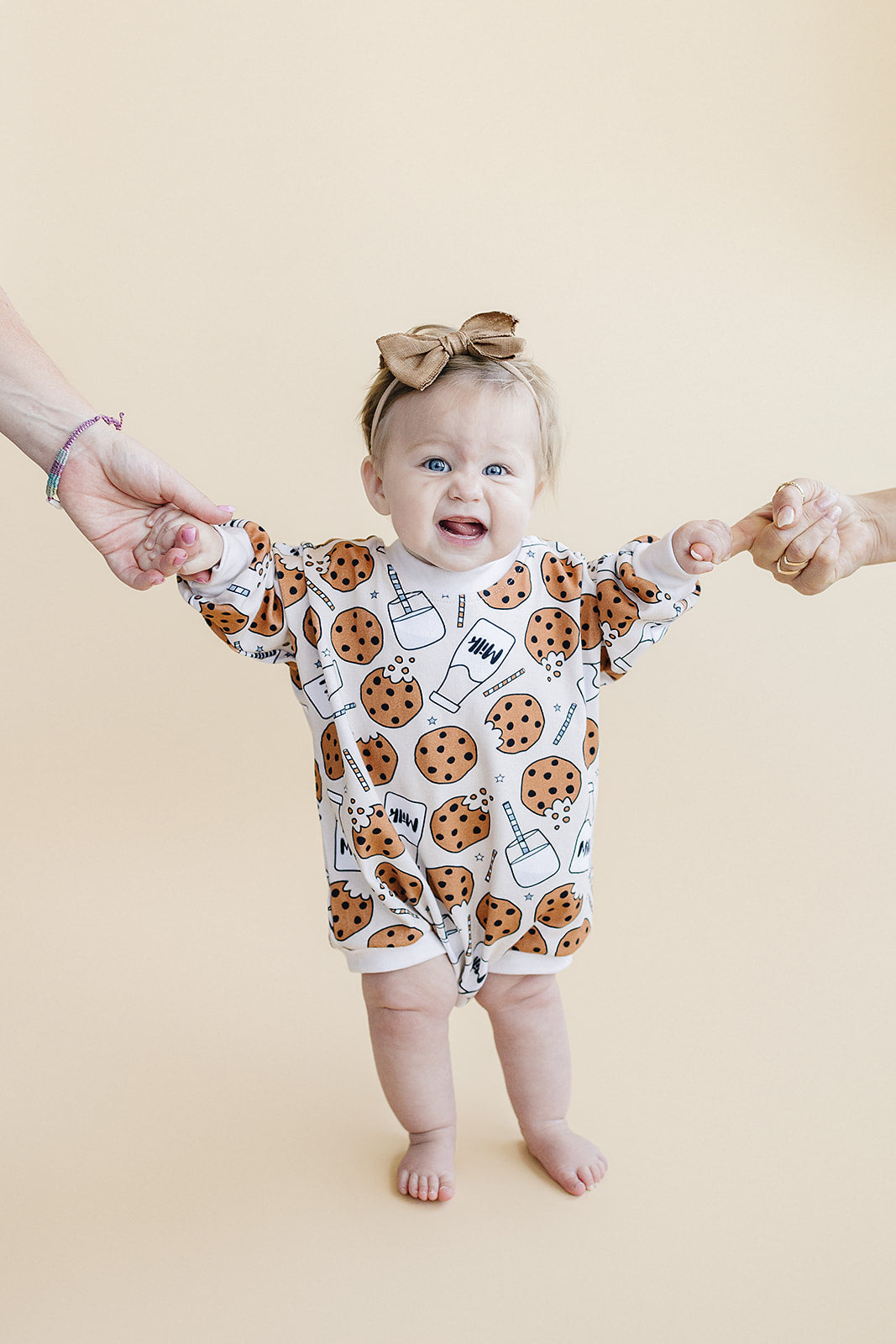 Bubble Romper | Milk & Cookies