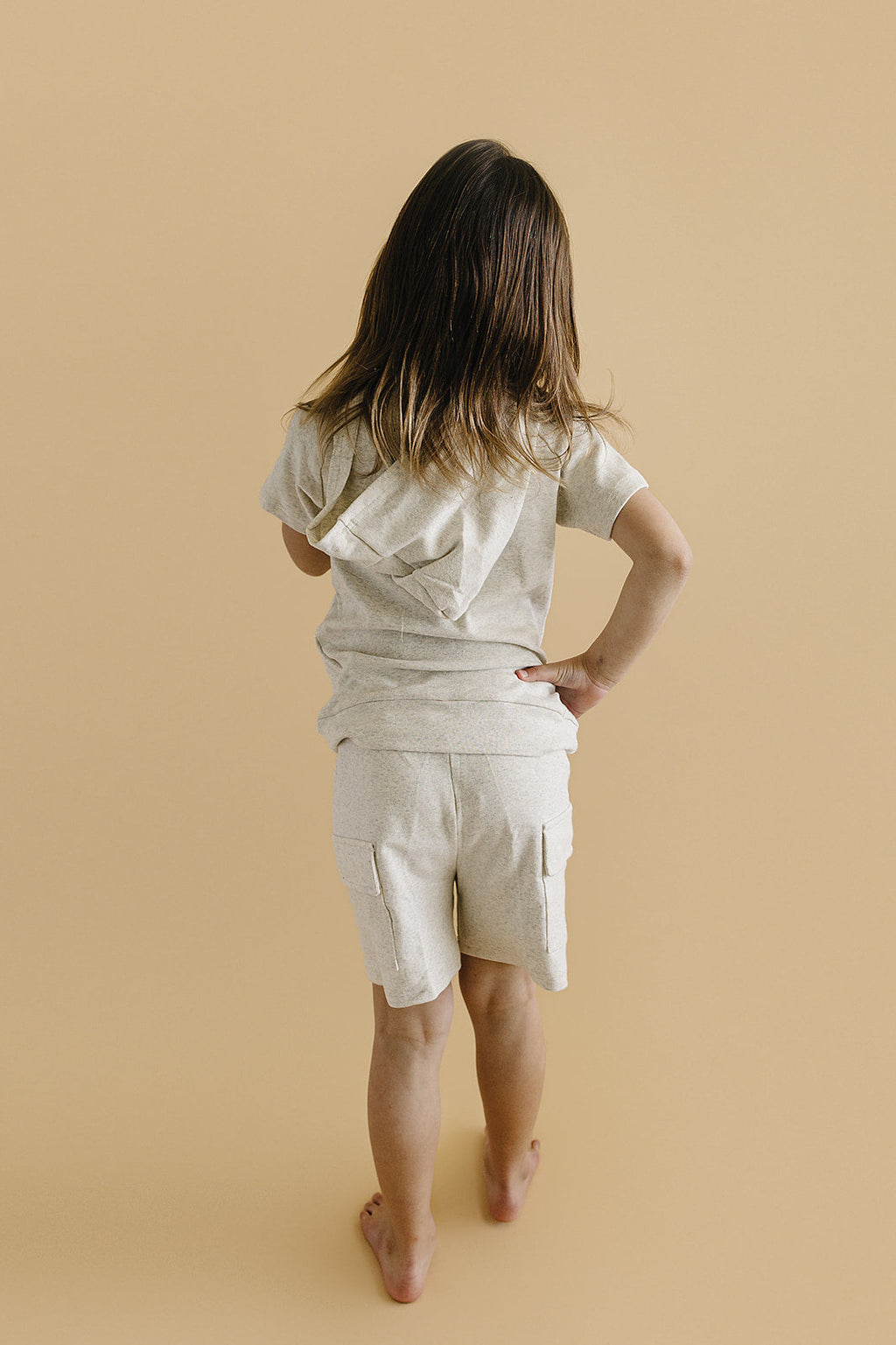 Cargo Shorts Set | Oatmeal