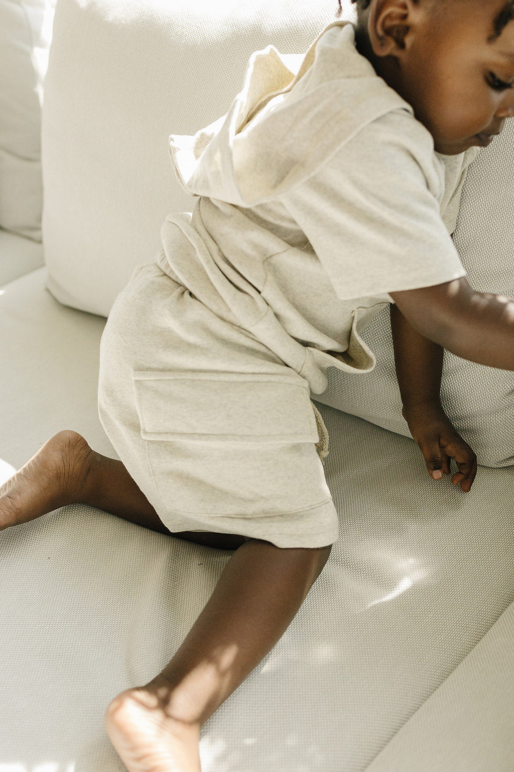 Cargo Shorts Set | Oatmeal