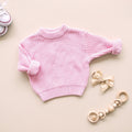 Chunky Knit Sweater | Pink