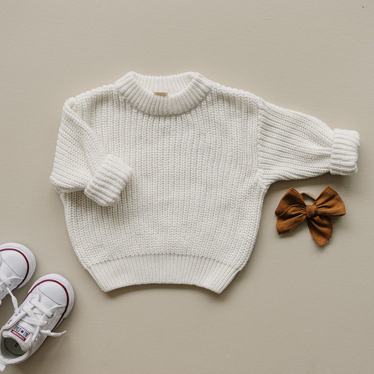 Chunky Knit Sweater | Milk