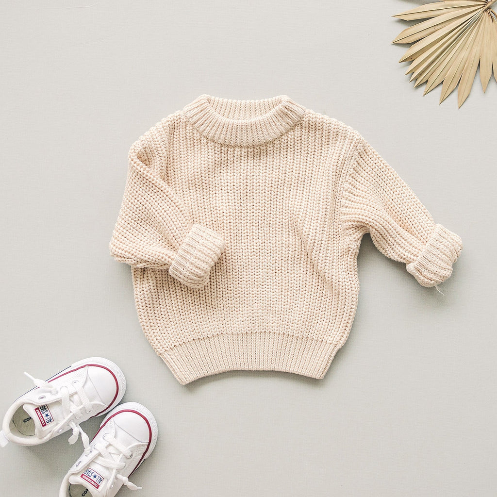 Chunky Knit Sweater | Vanilla