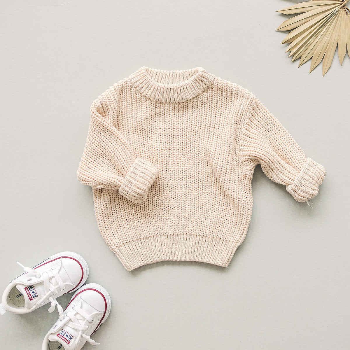 Chunky Knit Sweater | Vanilla