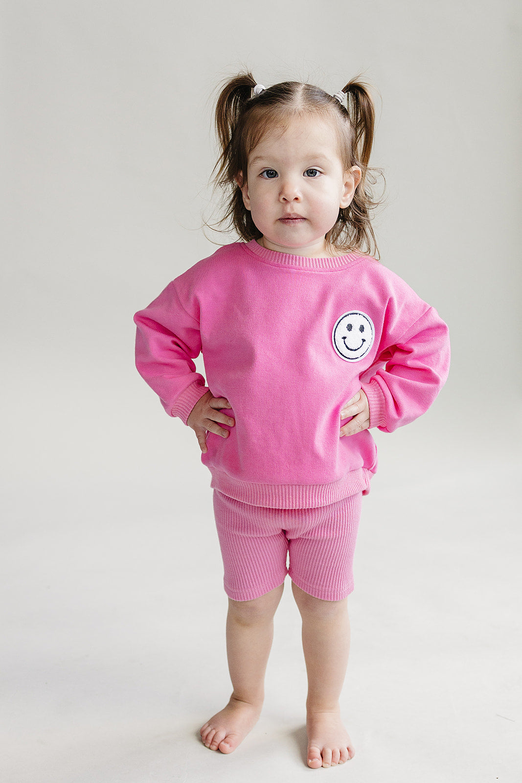 Biker Shorts Set | Pink