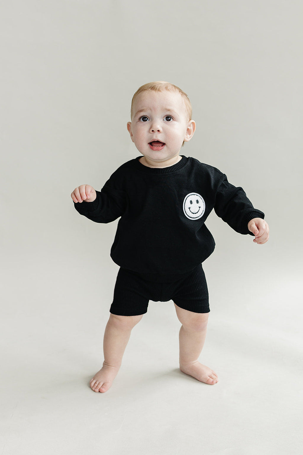 Biker Shorts Set | Black