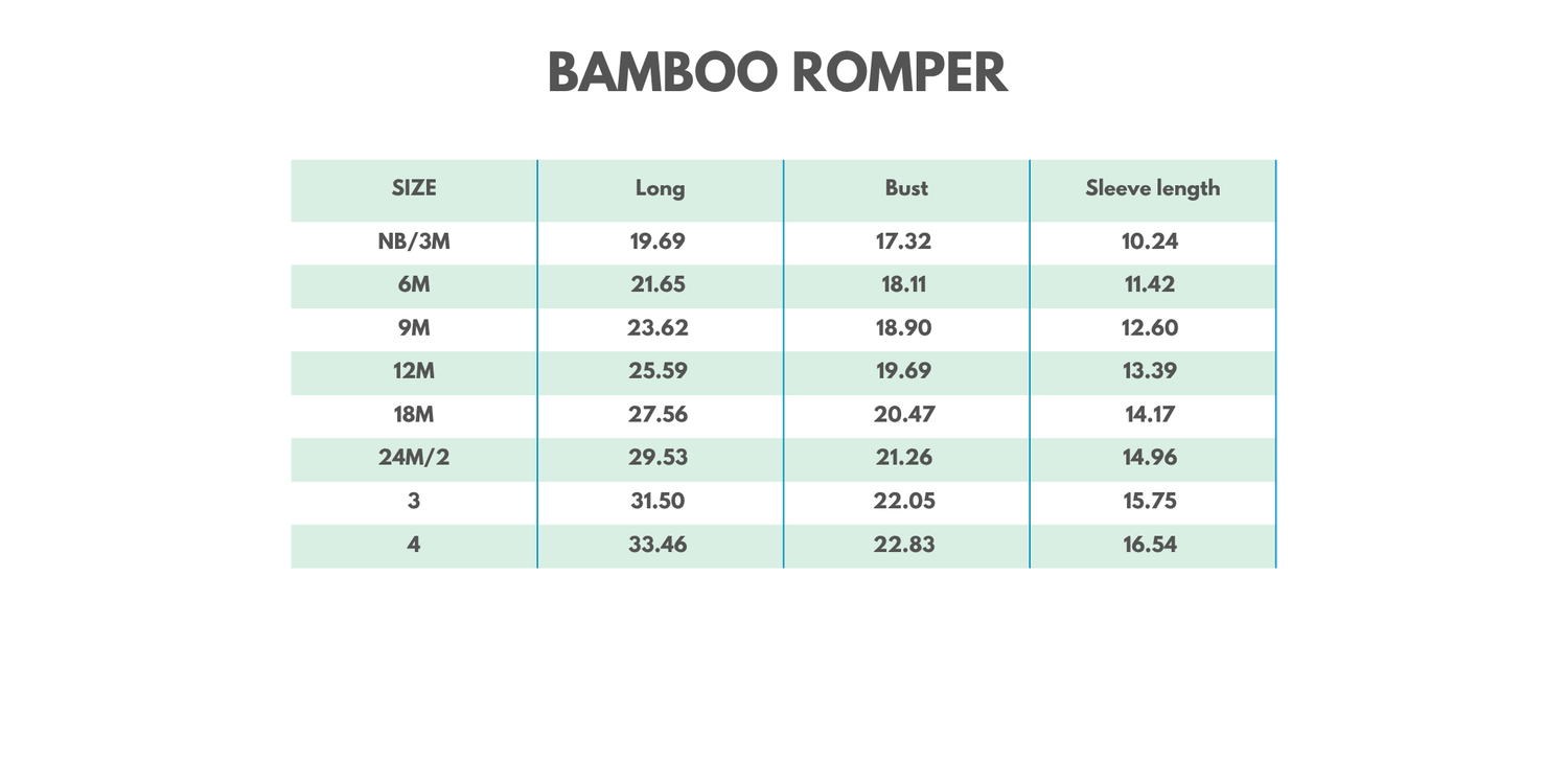 Blue Turtle Bamboo Romper