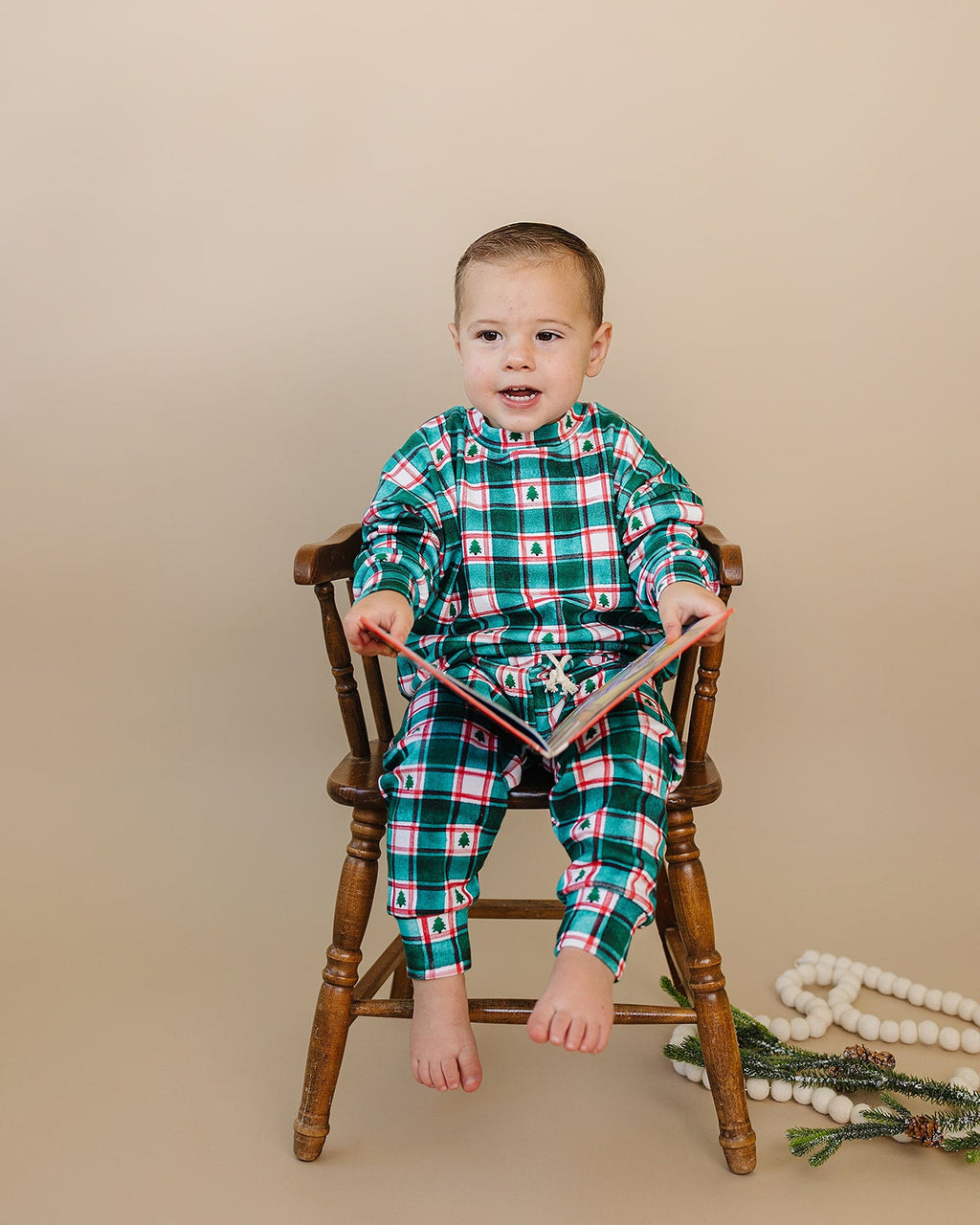 Jogger Set | Winter Plaid