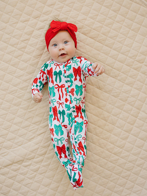 Bamboo Zip Romper | Merry Bows