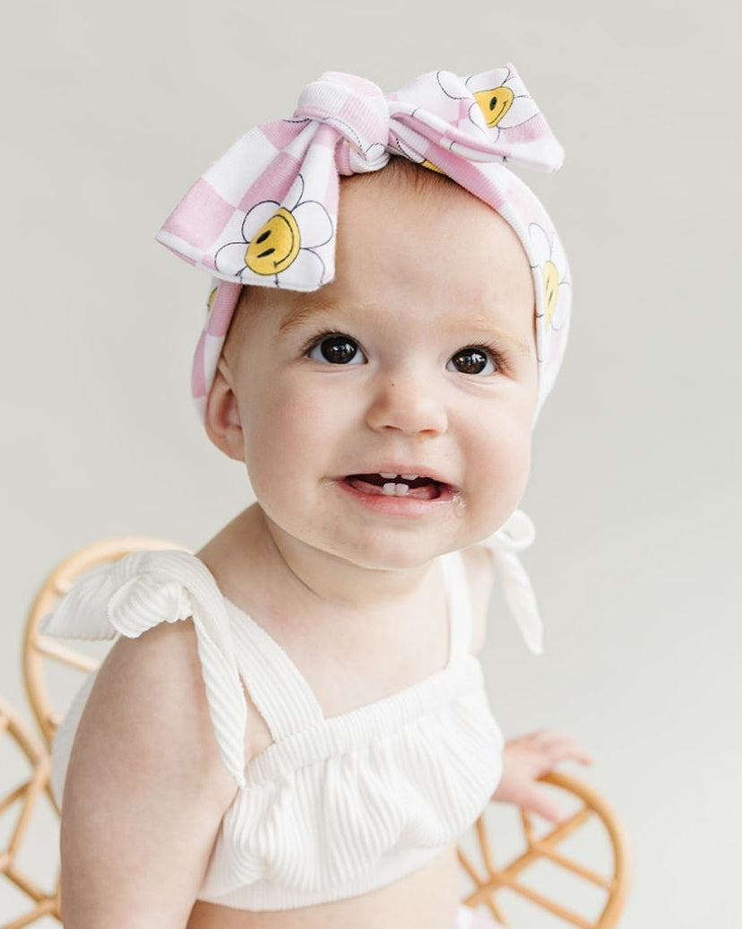 Smiley Daisy Headband